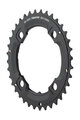 SRAM prevodník - MTB 36T 104 S1 49 CHAINLINE AL5 2X10 NO PIN BLAST - čierna