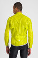 SPORTFUL Cyklistická vetruodolná bunda - HOT PACK EASYLIGHT - žltá