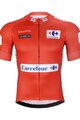 BONAVELO Cyklistický dres s krátkym rukávom - LA VUELTA - červená