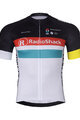 BONAVELO Cyklistický dres s krátkym rukávom - RADIOSHACK – NISSAN - modrá/biela