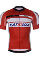 BONAVELO Cyklistický dres s krátkym rukávom - KATIOWA - červená/biela