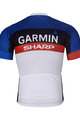 BONAVELO Cyklistický dres s krátkym rukávom - GARMIN SHARP - modrá/čierna