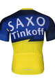 BONAVELO Cyklistický dres s krátkym rukávom - SAXO BANK TINKOFF - modrá/žltá