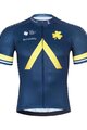 BONAVELO Cyklistický dres s krátkym rukávom - AQUA BLUE - modrá/zlatá