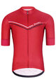 HOLOKOLO Cyklistický dres s krátkym rukávom - LEVEL UP - červená