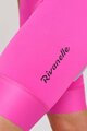 RIVANELLE BY HOLOKOLO Cyklistické nohavice krátke s trakmi - ACTIVE ELITE - ružová/čierna
