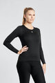 RIVANELLE BY HOLOKOLO Cyklistické tričko s dlhým rukávom - WINTER BASE LAYER - čierna