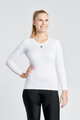 RIVANELLE BY HOLOKOLO Cyklistické tričko s dlhým rukávom - WINTER BASE LAYER - biela