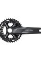 SHIMANO kľuky s prevodníkom - DEORE M5100 175mm 36/26 - čierna