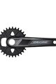 SHIMANO kľuky s prevodníkom - DEORE M6100 170mm 30 - čierna