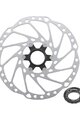 SHIMANO brzdový kotúč - DEORE RT64 203mm - strieborná