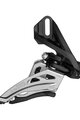 SHIMANO prešmyk - DEORE M4100 SIDE SWING D-TYPE - strieborná/čierna