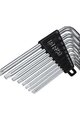 PRO sada kľúčov - WRENCH SET T10/T15/T25/T30/T40/T45/T50 - čierna