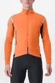 CASTELLI Cyklistická zateplená bunda - PERFETTO RoS 2 CONVERTIBLE - oranžová