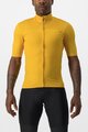 CASTELLI Cyklistický dres s krátkym rukávom - PRO THERMAL MID - žltá