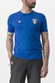 CASTELLI Cyklistické tričko s krátkym rukávom - ITALIA MERINO - modrá