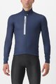 CASTELLI Cyklistický dres s dlhým rukávom zimný - ENTRATA THERMAL - modrá