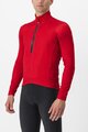 CASTELLI Cyklistický dres s dlhým rukávom zimný - ENTRATA THERMAL - červená