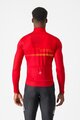 CASTELLI Cyklistický dres s dlhým rukávom zimný - ENTRATA THERMAL - červená