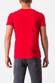 CASTELLI Cyklistické tričko s krátkym rukávom - CLASSICO - červená