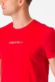 CASTELLI Cyklistické tričko s krátkym rukávom - CLASSICO - červená