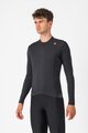 CASTELLI Cyklistický dres s dlhým rukávom zimný - ESPRESSO THERMAL - antracitová