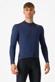 CASTELLI Cyklistický dres s dlhým rukávom zimný - ESPRESSO THERMAL - modrá