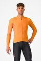 CASTELLI Cyklistický dres s dlhým rukávom zimný - ESPRESSO THERMAL - oranžová