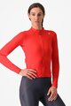 CASTELLI Cyklistický dres s dlhým rukávom zimný - ESPRESSO THERMAL W - oranžová