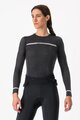 CASTELLI Cyklistické tričko s dlhým rukávom - MERINO SEAMLESS W - čierna