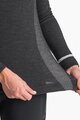 CASTELLI Cyklistické tričko s dlhým rukávom - MERINO SEAMLESS W - čierna