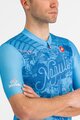 CASTELLI Cyklistický dres s krátkym rukávom - #GIRO107 NAPOLI - modrá