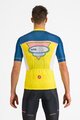 CASTELLI Cyklistický dres s krátkym rukávom - #GIRO107 OROPA - žltá/modrá