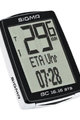 SIGMA SPORT tachometer - BC 16.16 STS - biela/čierna