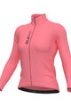 ALÉ Cyklistický dres s dlhým rukávom letný - PRAGMA COLOR BLOCK - ružová