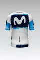 GOBIK Cyklistický dres s krátkym rukávom - ODYSSEY MOVISTAR TEAM 2025 - biela/modrá/svetlo modrá