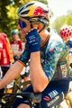AGU Cyklistické rukavice krátkoprsté - TDF 2024 TEAM VISMA | LEASE A BIKE - modrá