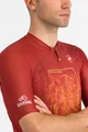 CASTELLI Cyklistický dres s krátkym rukávom - #GIRO107 ROMA - červená
