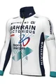 ALÉ Cyklistická zateplená bunda - BAHRAIN VICTORIOUS 2024 - biela/modrá