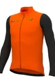 ALÉ Cyklistický dres s dlhým rukávom zimný - SOLID FONDO 2.0 - oranžová