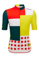 SANTINI Cyklistický dres s krátkym rukávom - TDF COMBO - viacfarebná