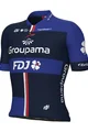 ALÉ Cyklistický dres s krátkym rukávom - GROUPAMA FDJ 2024 - modrá