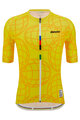 SANTINI Cyklistický dres s krátkym rukávom - UCI GOODWOOD 1982 - žltá