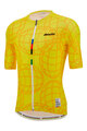 SANTINI Cyklistický dres s krátkym rukávom - UCI GOODWOOD 1982 - žltá