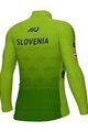 ALÉ Cyklistický dres s dlhým rukávom zimný - SLOVENIAN FEDERATION PRIME 2024 - zelená