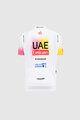 PISSEI Cyklistický dres s krátkym rukávom - UAE TEAM EMIRATES REPLICA - GIRO + TOUR 24 JR - biela/ružová/žltá