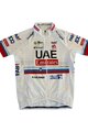 PISSEI Cyklistický dres s krátkym rukávom - UAE TEAM EMIRATES 2024 CHAMPION SLOVENIA REPLICA JR - biela