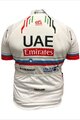 PISSEI Cyklistický dres s krátkym rukávom - UAE TEAM EMIRATES 2024 CHAMPION SLOVENIA REPLICA JR - biela