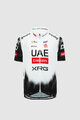 PISSEI Cyklistický dres s krátkym rukávom - UAE TEAM EMIRATES 2025 REPLICA JR - biela/čierna