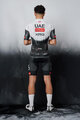 PISSEI Cyklistický dres s krátkym rukávom - UAE TEAM EMIRATES 2025 REPLICA - biela/čierna